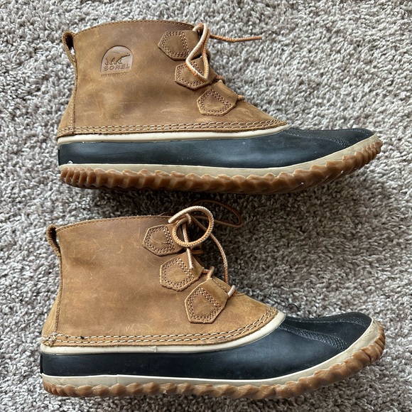 Sorel Women’s Out N about Leather Snow Boot Women’s Size 10 - Picture 6 of 11